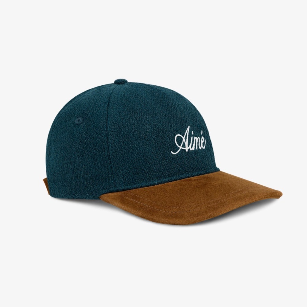 Aime Leon Dore Moleskin Suede Brim Country Hat, Pine Green/Brown, NWT - Picture 9 of 10